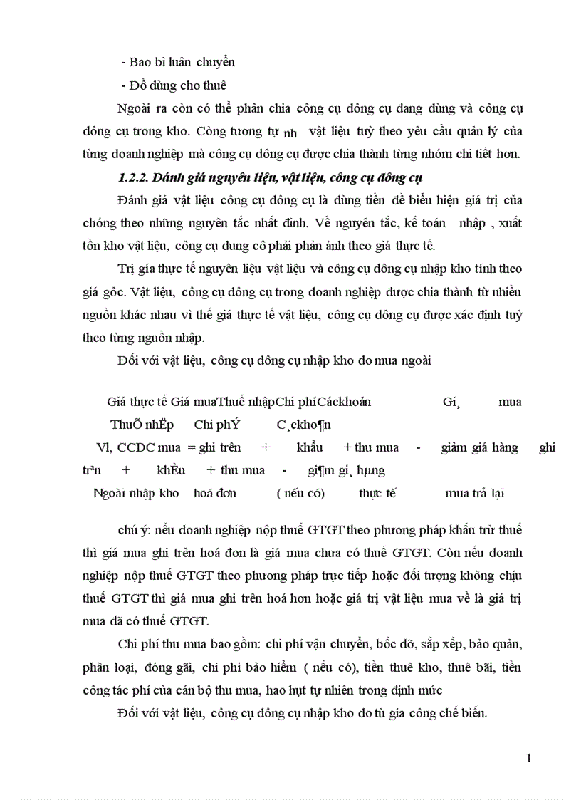 image for page Kế toán nguyên vật liệu công cụ dụng cụ ở Công ty TNHHTM và in Việt Tiến 1