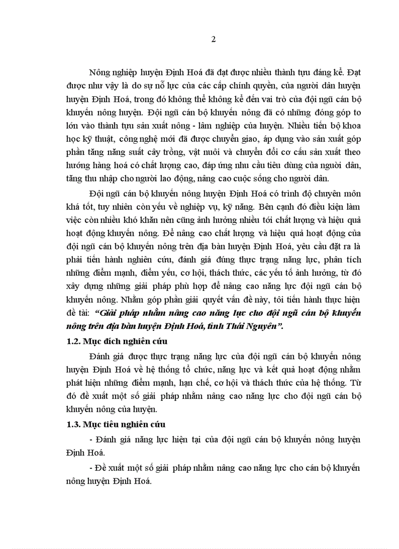 image for page Giải pháp nhằm nâng cao năng lực cho đội ngũ cán bộ khuyến nông trên địa bàn huyện Định Hoá tỉnh Thái Nguyên