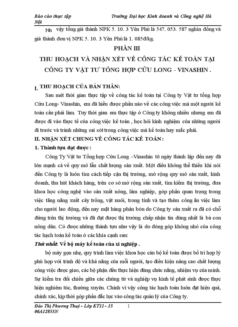 image for page Báo cáo thực tập tổng hợp tại Công ty Vật tư tổng hợp Cửu Long Vinashin