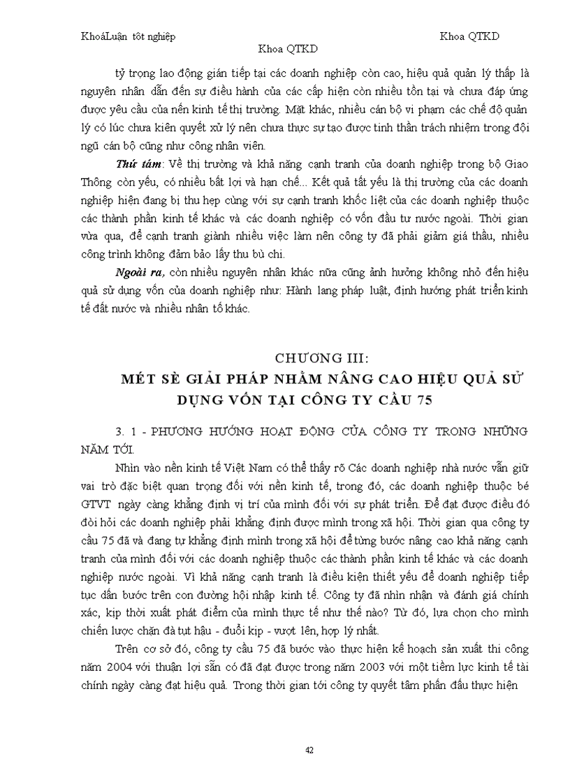 image for page Một số vấn đề về vốn và nâng cao hiệu quả sử dụng vốn tại Công ty cầu 75 thuộc Tổng công ty công trình giao giao thông 8 Bộ Giao Thông Vận tải