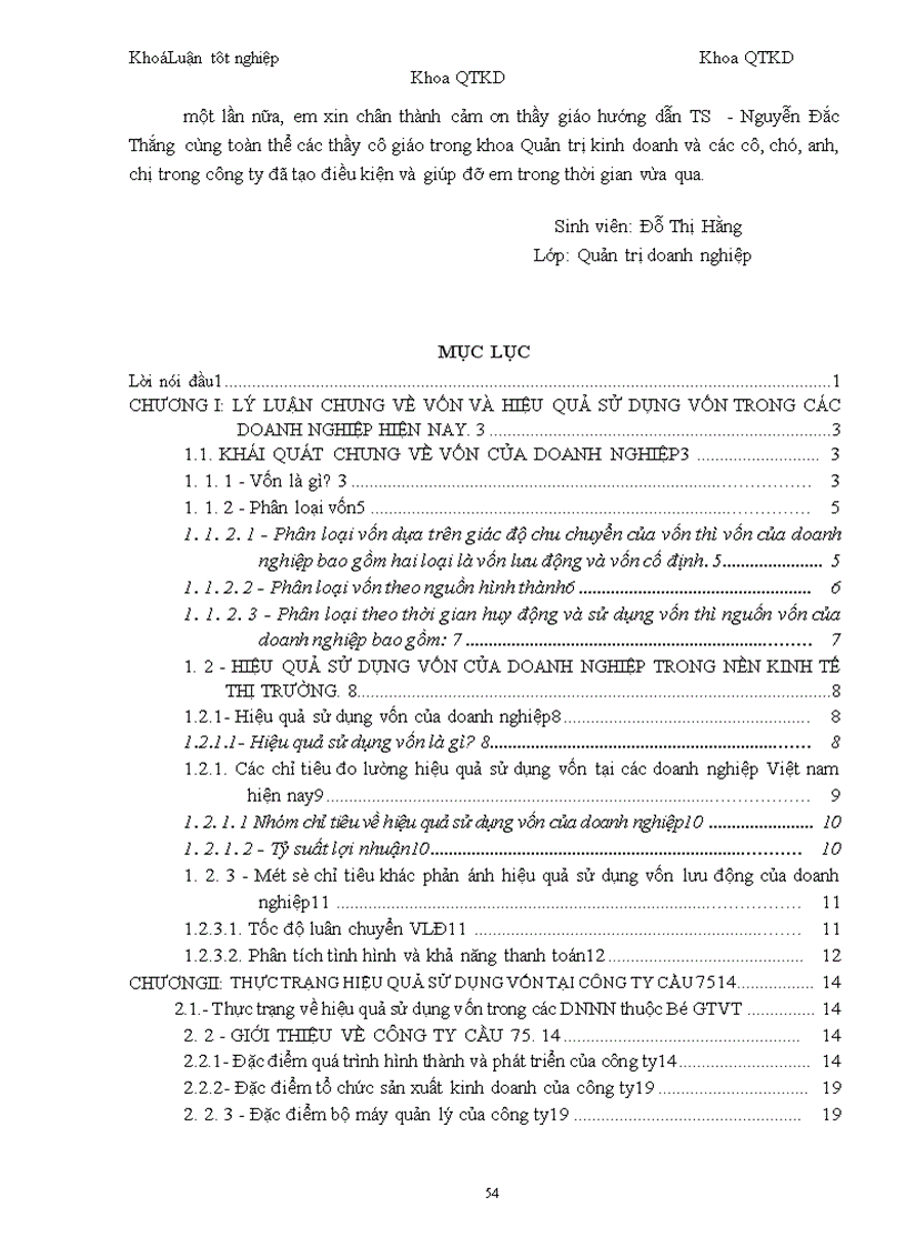 image for page Một số vấn đề về vốn và nâng cao hiệu quả sử dụng vốn tại Công ty cầu 75 thuộc Tổng công ty công trình giao giao thông 8 Bộ Giao Thông Vận tải