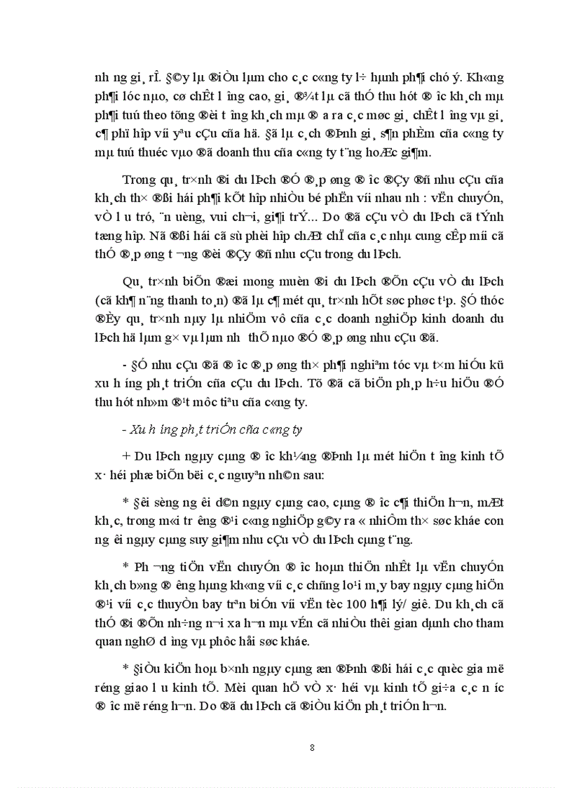 image for page Giá chính sách giá trong kinh doanh lữ hành của công ty Du lịch dịch vụ Tây Hồ thực trạng và giải pháp thu hút khách