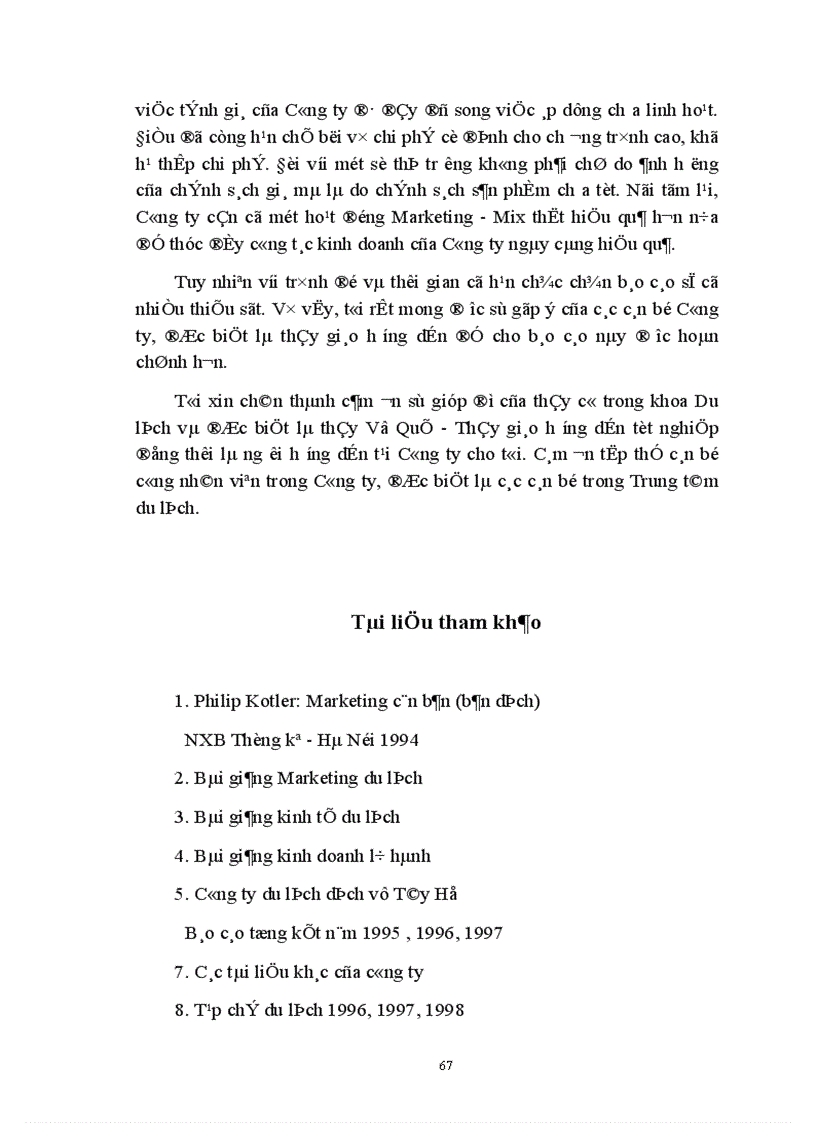 image for page Giá chính sách giá trong kinh doanh lữ hành của công ty Du lịch dịch vụ Tây Hồ thực trạng và giải pháp thu hút khách
