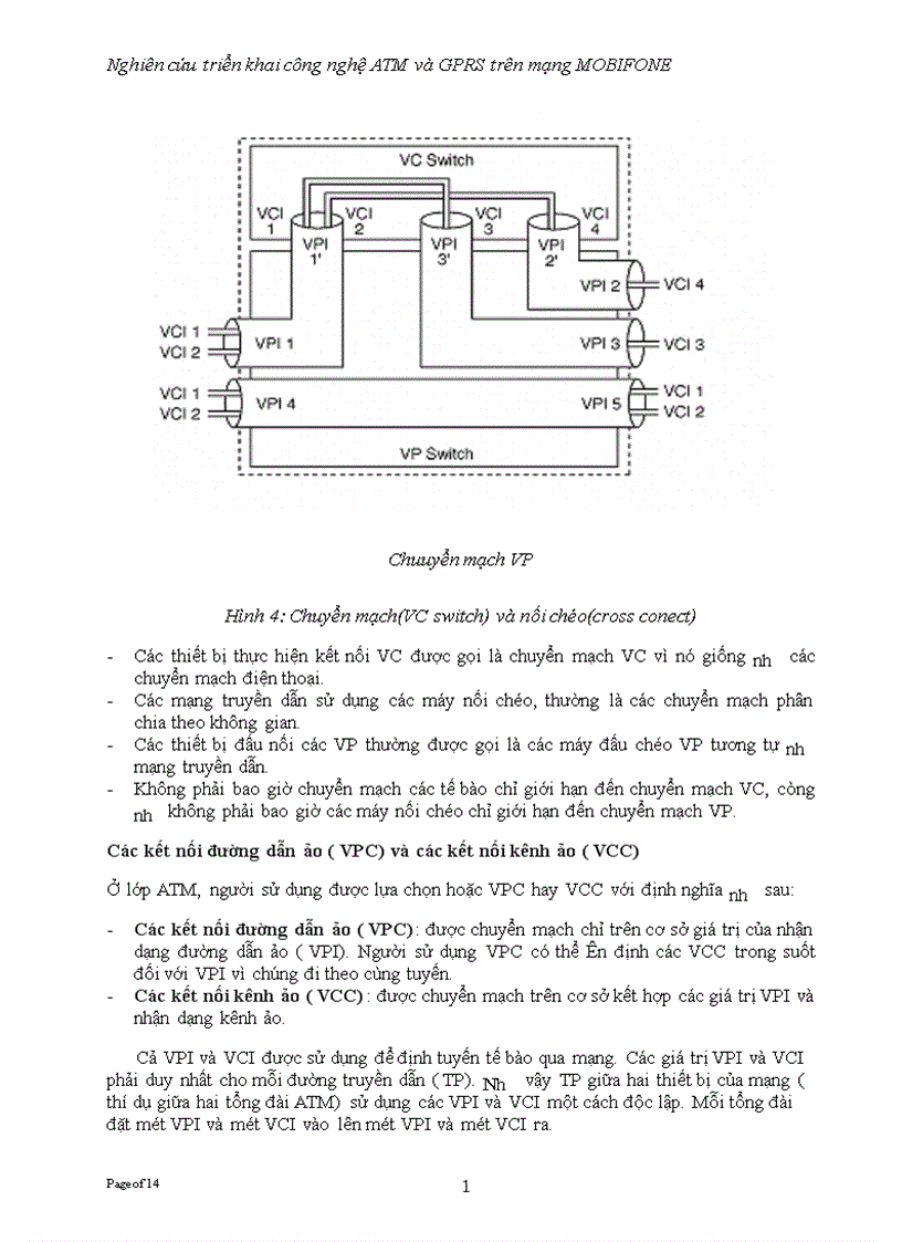 image for page Nghiên cứu triển khai công nghệ ATM và GPRS trên mạng MOBIFONE 1