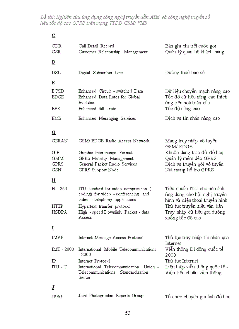 image for page Nghiên cứu triển khai công nghệ ATM và GPRS trên mạng MOBIFONE 1