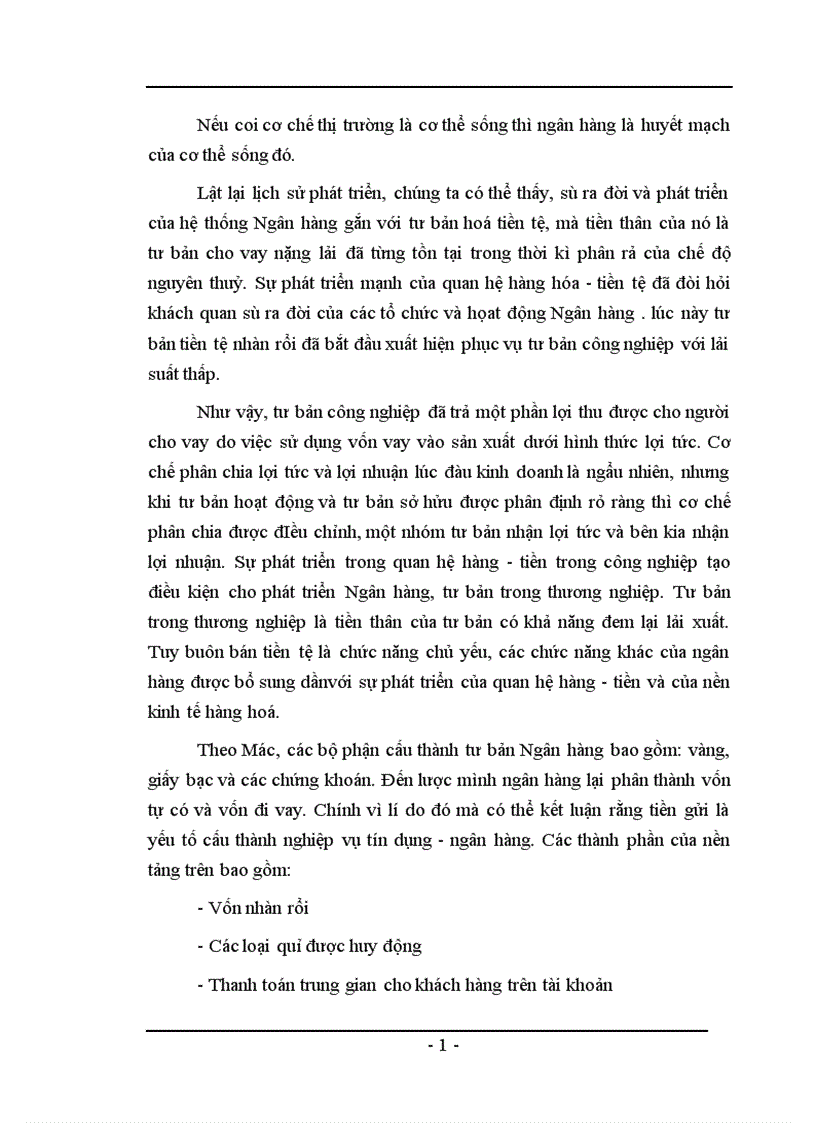 image for page Ngân hàng với chức năng huy động vốn trong quá trình CNH HĐH đất nước 1