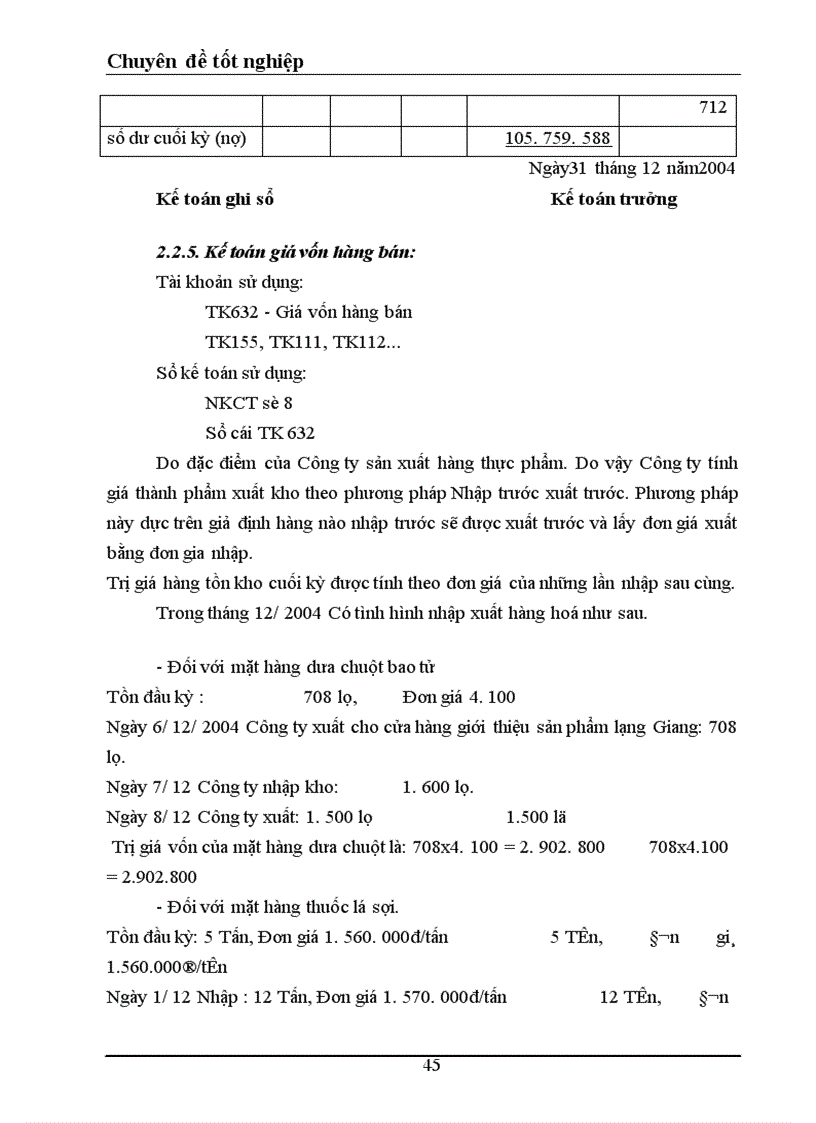 image for page Tổ chức kế toán bán hàng và xác định kết quả bán hàng ở công ty cổ phần thuốc lá và chế biến thực phẩm Bắc Giang 1