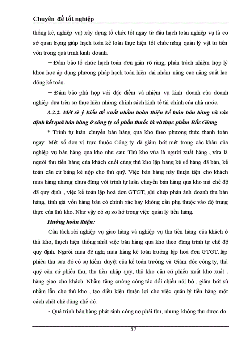 image for page Tổ chức kế toán bán hàng và xác định kết quả bán hàng ở công ty cổ phần thuốc lá và chế biến thực phẩm Bắc Giang 1