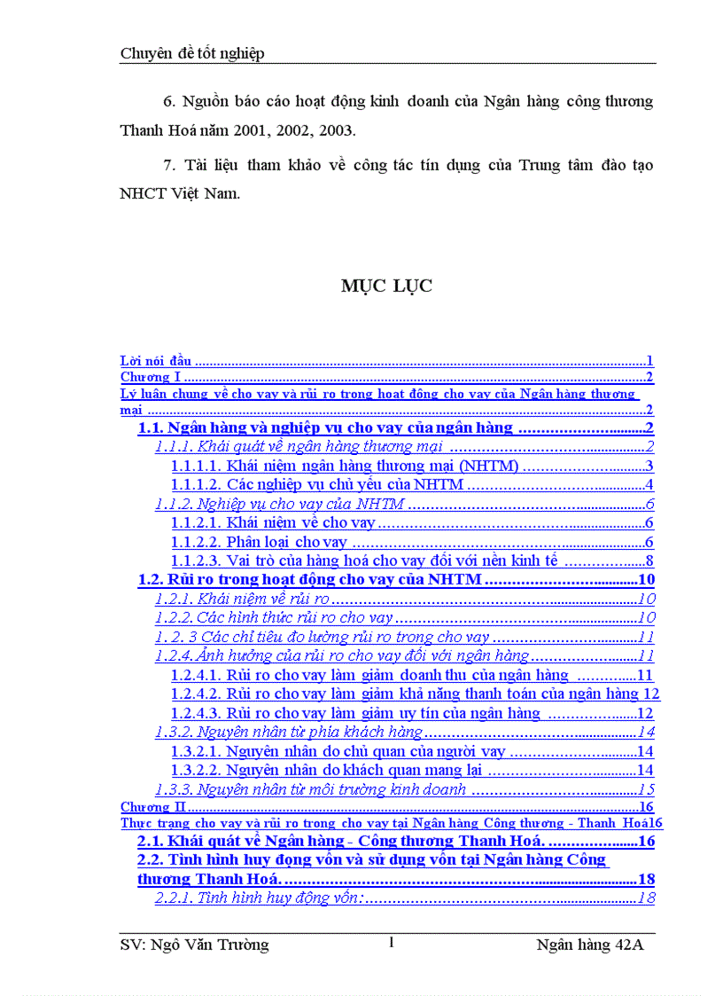image for page Giải pháp phòng ngừa và hạn chế rủi ro trong cho vay tại ngân hàng công thương Thanh Hoá 1
