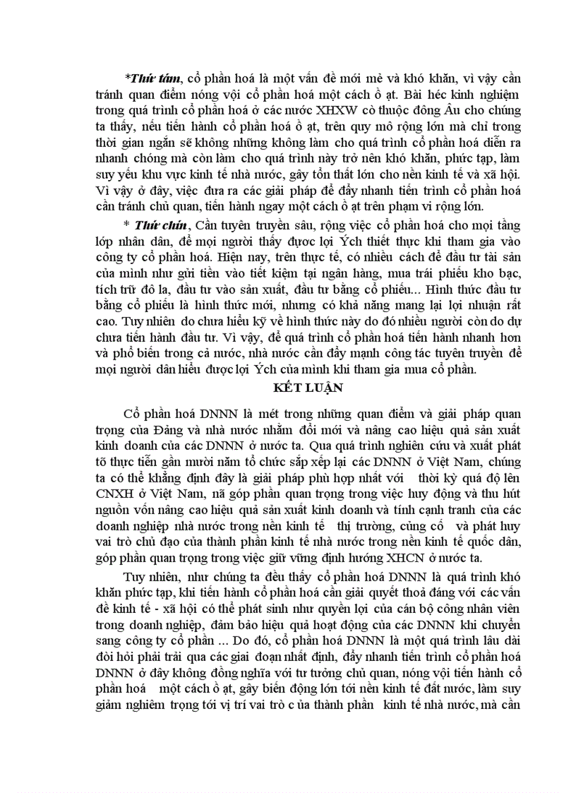 image for page Giải pháp để đẩy nhanh tiến trình cổ phần hóa các doanh nghiệp Nhà nước ở Việt Nam