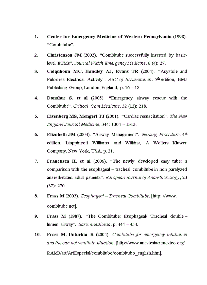 image for page Nghiên cứu áp dụng Combitube để kiểm soát đường thở trong xử trí ngừng tuần hoàn tại Khoa Cấp cứu Bệnh viện Bạch Mai