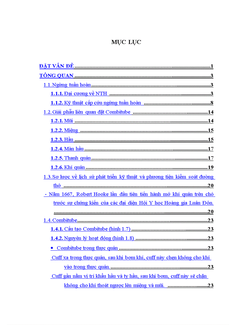 image for page Nghiên cứu áp dụng Combitube để kiểm soát đường thở trong xử trí ngừng tuần hoàn tại Khoa Cấp cứu Bệnh viện Bạch Mai