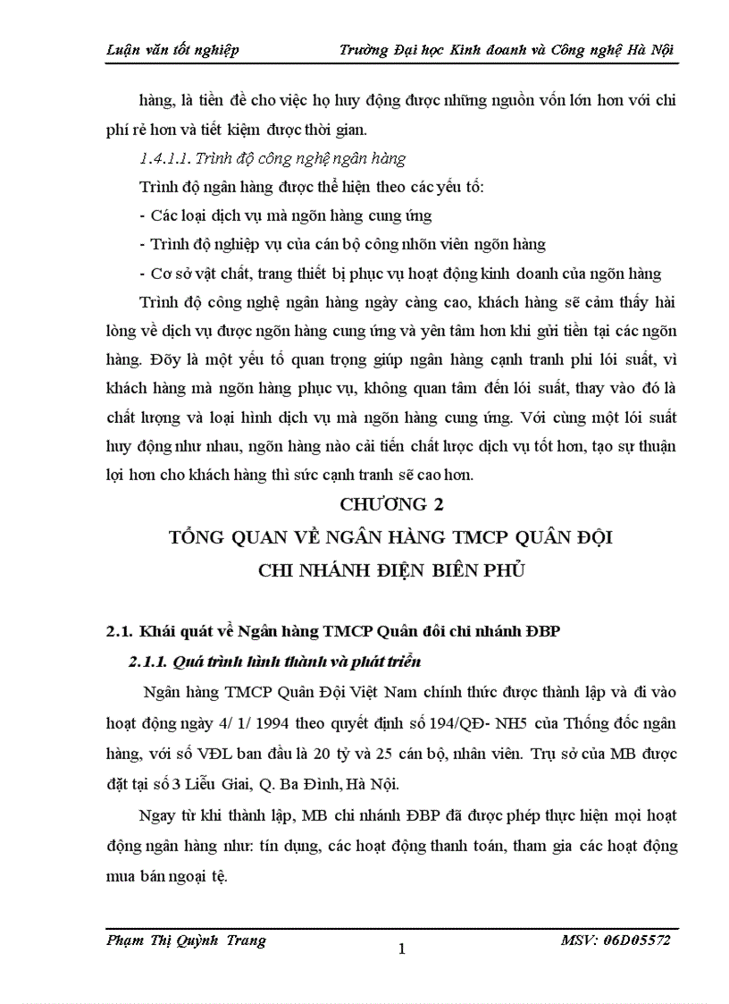 image for page Một số biện pháp nhằm nâng cao hiệu quả huy động vốn tại Ngân hàng TMCP Quân đội chi nhánh Điện Biên Phủ