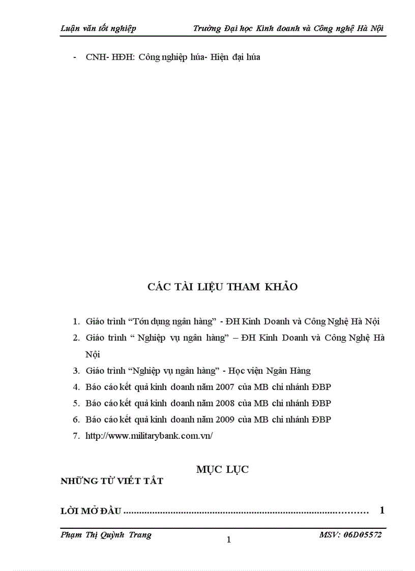 image for page Một số biện pháp nhằm nâng cao hiệu quả huy động vốn tại Ngân hàng TMCP Quân đội chi nhánh Điện Biên Phủ