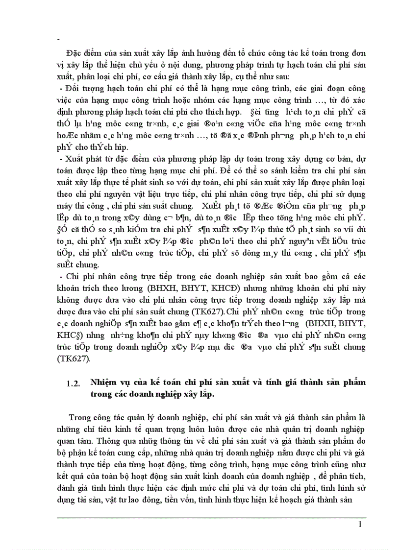 image for page Thực tế tổ chức hạch toán chi phí sản xuất và tính giá thành sản phẩm tại Công ty xây dựng số