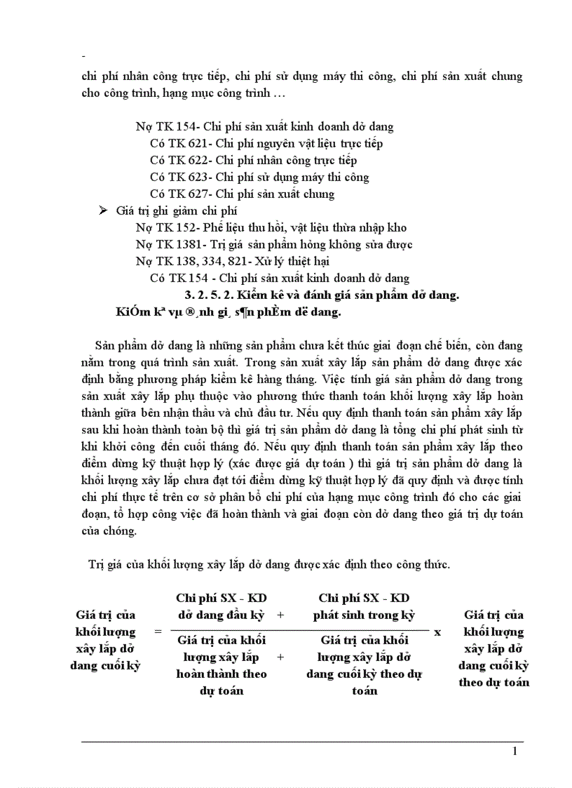 image for page Thực tế tổ chức hạch toán chi phí sản xuất và tính giá thành sản phẩm tại Công ty xây dựng số