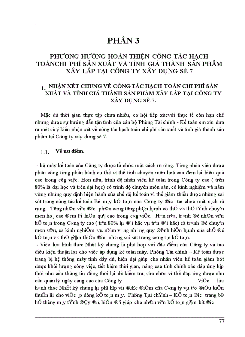 image for page Thực tế tổ chức hạch toán chi phí sản xuất và tính giá thành sản phẩm tại Công ty xây dựng số