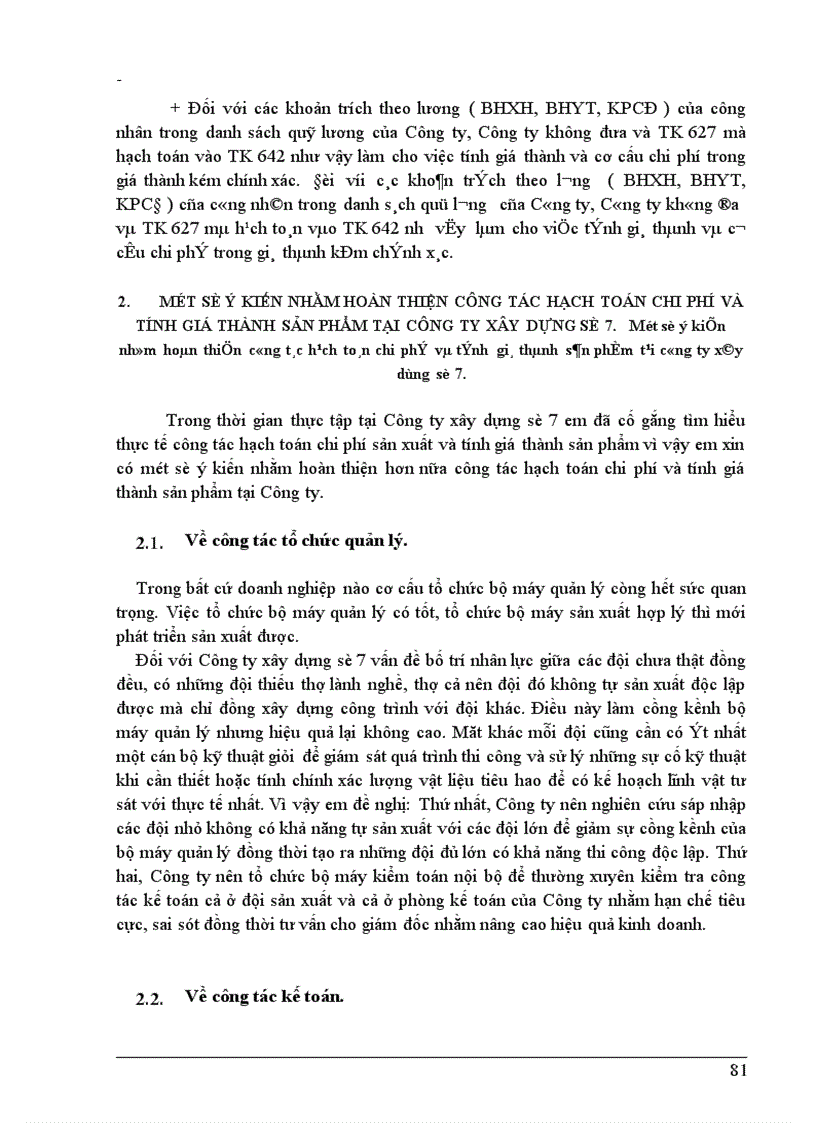 image for page Thực tế tổ chức hạch toán chi phí sản xuất và tính giá thành sản phẩm tại Công ty xây dựng số
