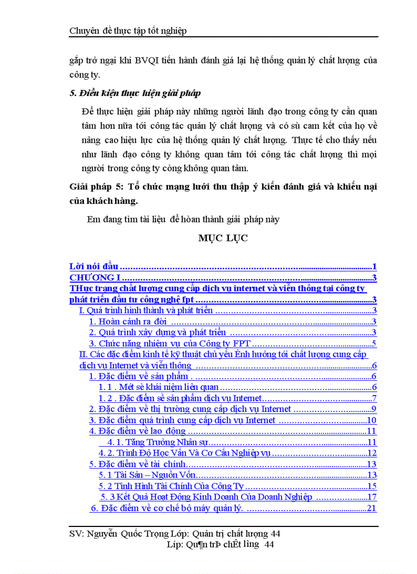 image for page Một số giải pháp nâng cao chất lượng cung cấp dịch vụ Internet và viễn thông tại Công ty phát triển đầu tư công nghệ FPT 1