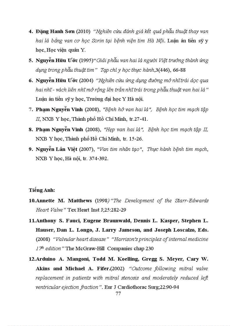 image for page Nghiên cứu đặc điểm lâm sàng và cận lâm sàng kết quả của phẫu thuật thay van hai lá cơ học tại bệnh viện Việt Đức