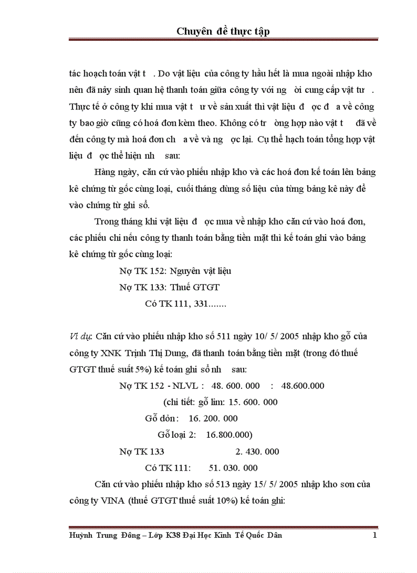 image for page Hoàn thiện kế toán nguyên vật liệu tại Công ty TNHH dịch vụ thương mại và sản xuất Chung Đức 1