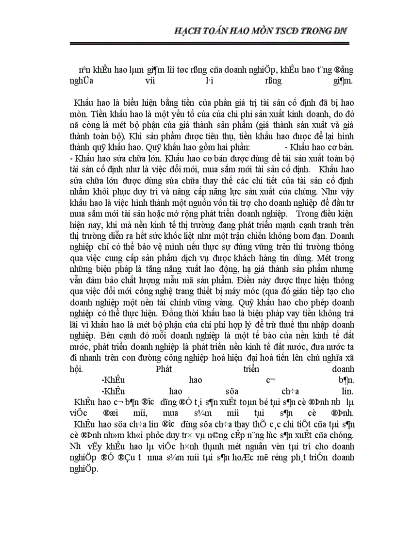 image for page Hạch toán hao mòn TSCđ trong dn 1