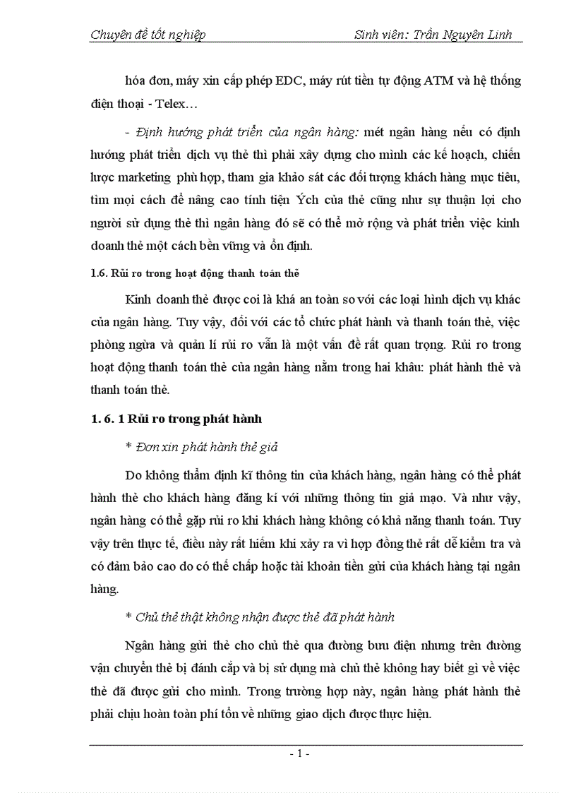 image for page Phát triển hoạt động thanh toán thẻ tại Ngân hàng Ngoại thương Hà Nội 1