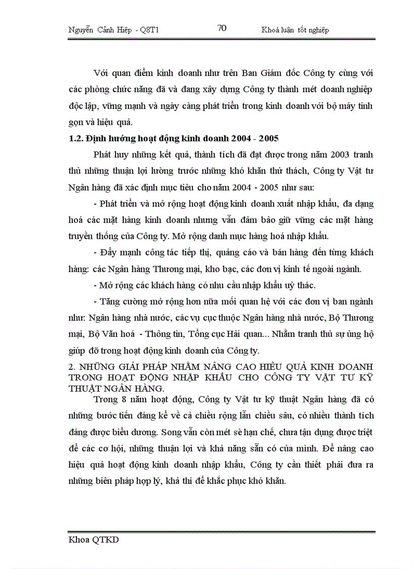 image for page Một số giải pháp nhằm nâng cao hiệu quả kinh doanh trong hoạt động nhập khẩu tại Công ty Vật tư kỹ thuật Ngân hàng