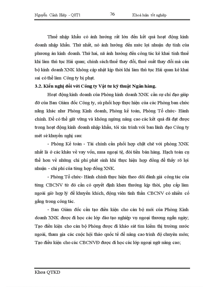 image for page Một số giải pháp nhằm nâng cao hiệu quả kinh doanh trong hoạt động nhập khẩu tại Công ty Vật tư kỹ thuật Ngân hàng