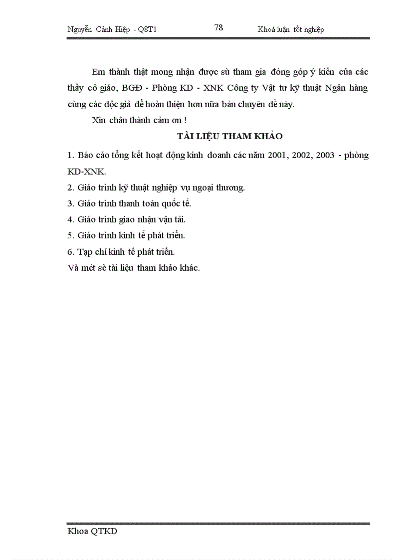 image for page Một số giải pháp nhằm nâng cao hiệu quả kinh doanh trong hoạt động nhập khẩu tại Công ty Vật tư kỹ thuật Ngân hàng