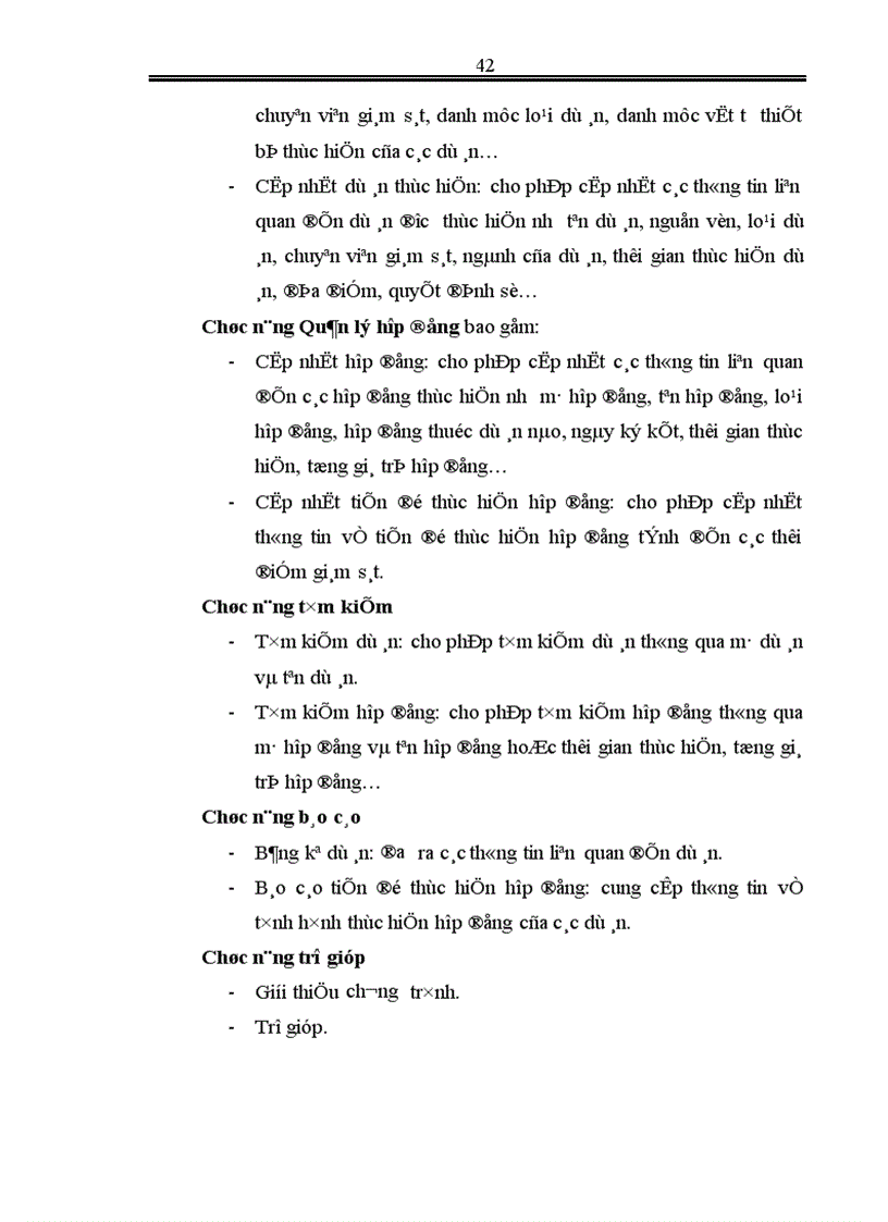 image for page Phân tích và thiết kế phần mềm Quản lý dự án đầu tư 1