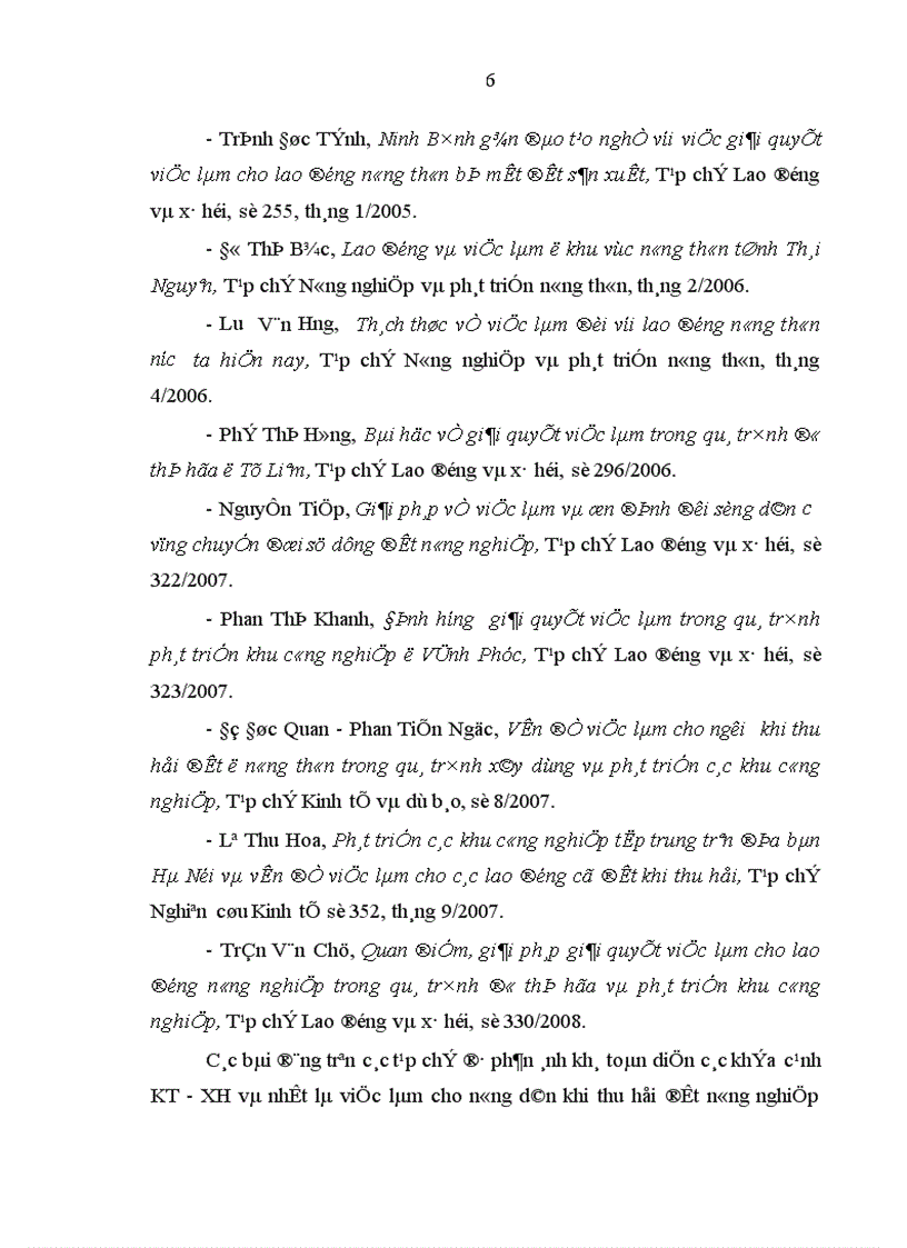 image for page Việc làm cho nông dân khi thu hồi đất trong quá trình công nghiệp hoá đô thị hoá ở tỉnh Ninh Bình