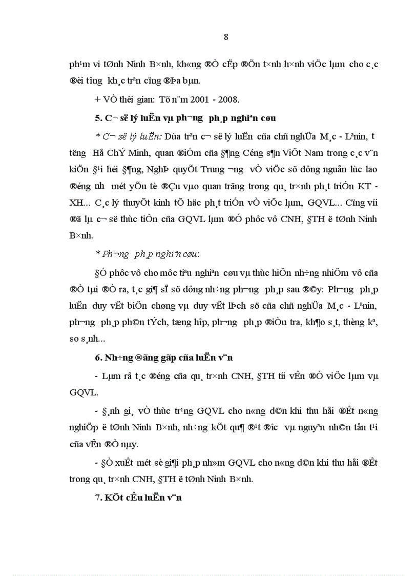 image for page Việc làm cho nông dân khi thu hồi đất trong quá trình công nghiệp hoá đô thị hoá ở tỉnh Ninh Bình