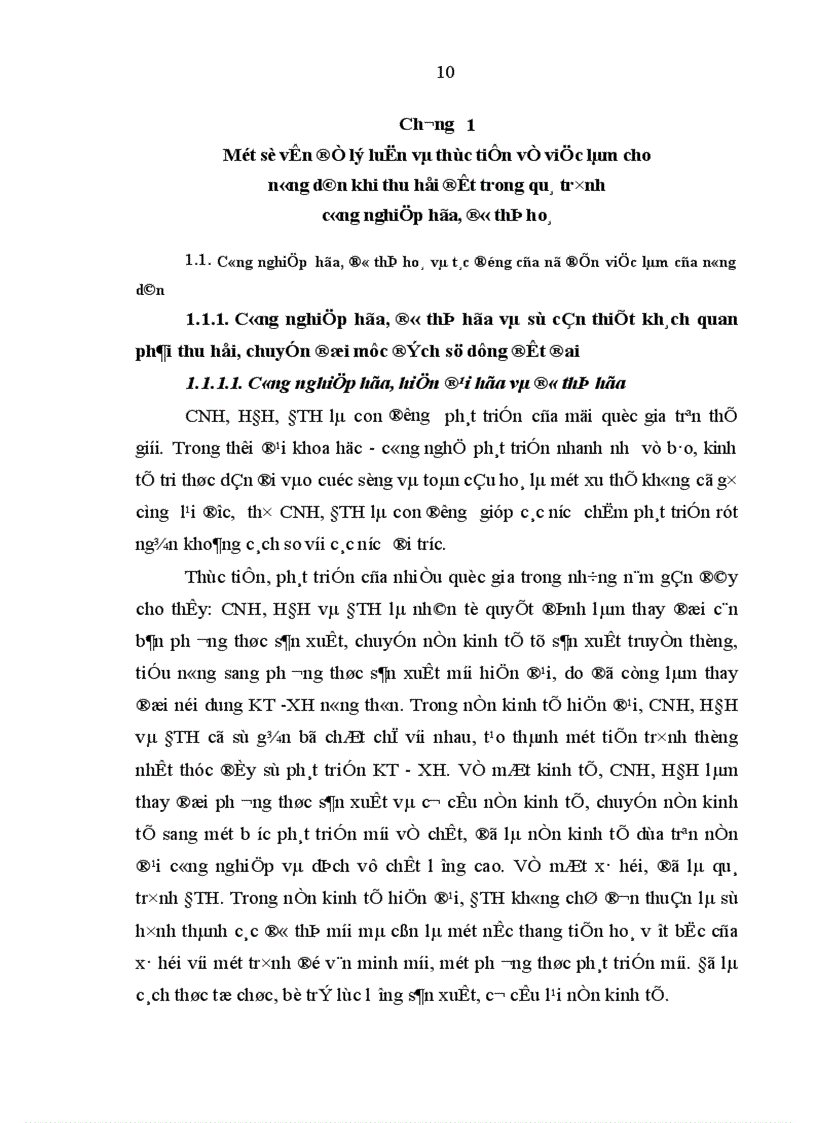 image for page Việc làm cho nông dân khi thu hồi đất trong quá trình công nghiệp hoá đô thị hoá ở tỉnh Ninh Bình