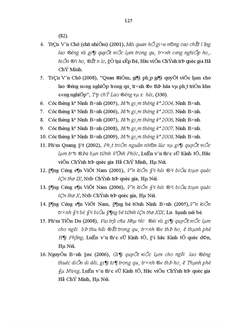 image for page Việc làm cho nông dân khi thu hồi đất trong quá trình công nghiệp hoá đô thị hoá ở tỉnh Ninh Bình