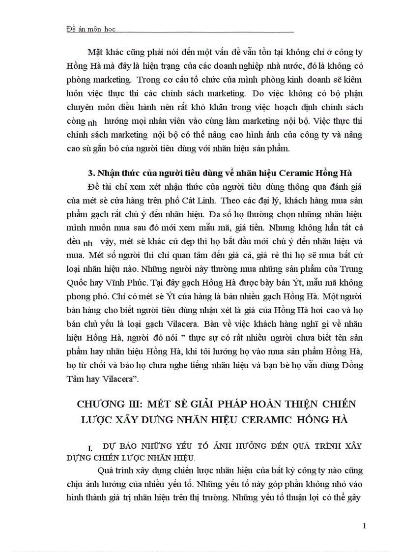 image for page Một số giải pháp hoàn thiện chiến lược xây dưng nhãn hiệu Ceramic Hồng Hà