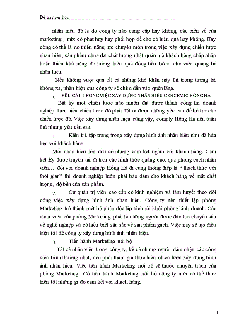 image for page Một số giải pháp hoàn thiện chiến lược xây dưng nhãn hiệu Ceramic Hồng Hà