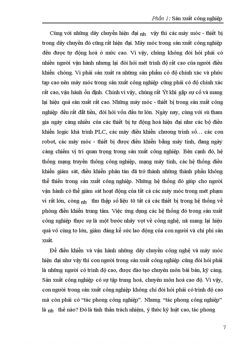 image for page Công việc của cán bộ quản lý Sản xuất công nghiệp