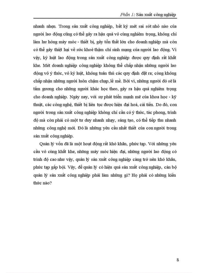 image for page Công việc của cán bộ quản lý Sản xuất công nghiệp