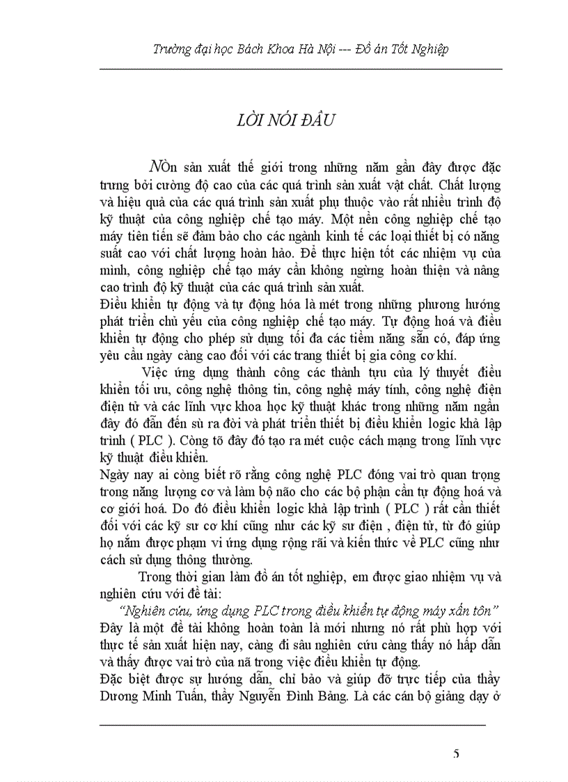image for page Nghiên cứu ứng dụng PLC trong điều khiển tự động máy xấn tôn