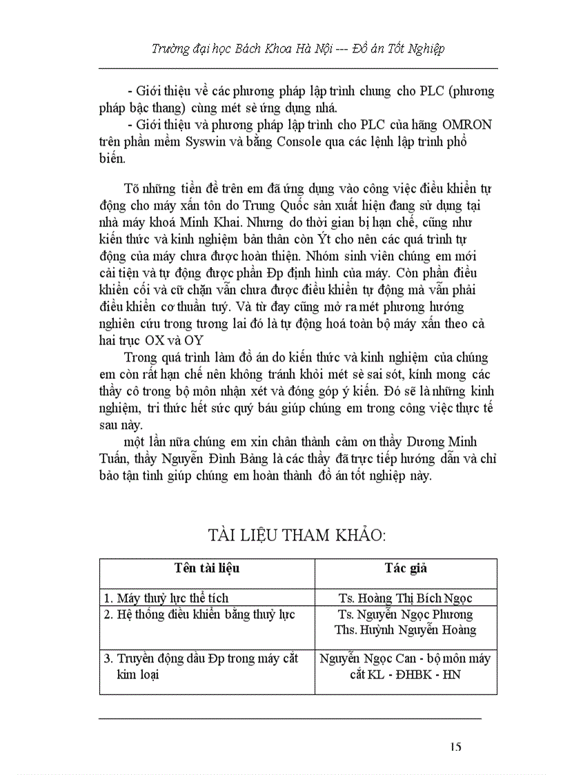 image for page Nghiên cứu ứng dụng PLC trong điều khiển tự động máy xấn tôn