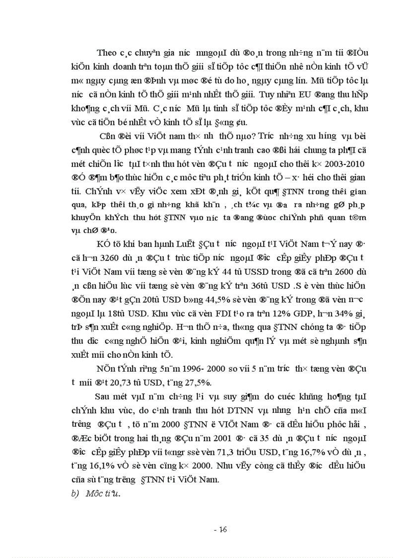 image for page Thực trạng và giải pháp để huy động và sử dụng có hiệu quả nguồn vốn đầu tư của nước ngoài 1