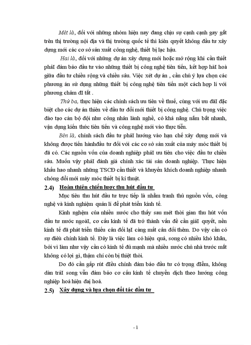 image for page Thực trạng và giải pháp để huy động và sử dụng có hiệu quả nguồn vốn đầu tư của nước ngoài 1