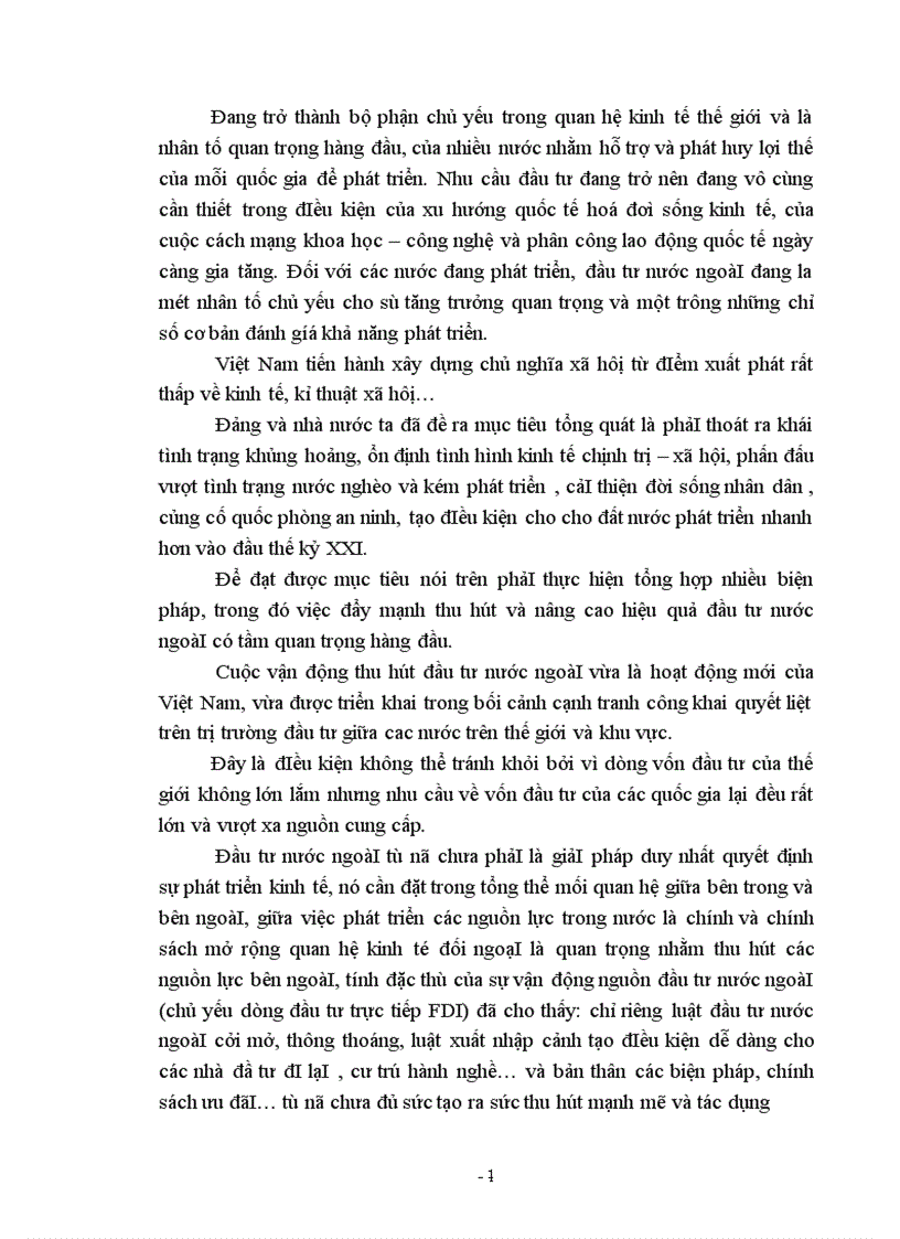 image for page Thực trạng và giải pháp để huy động và sử dụng có hiệu quả nguồn vốn đầu tư của nước ngoài 1