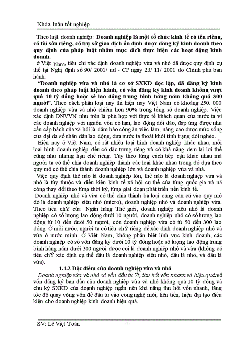 image for page Giải pháp nâng cao chất lượng tín dụng đối với doanh nghiệp vừa và nhỏ tại ngân hàng VP BANK Vĩnh Phúc