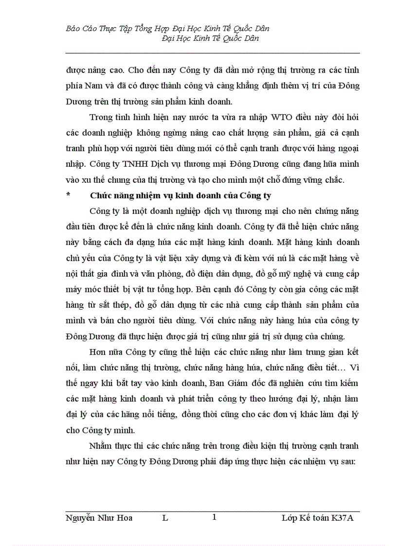 image for page Kế toán lưu chuyển hàng hoá và xác định kết quả tiêu thụ tại công ty TNHH Dịch vụ thương mại Đông Dương 1