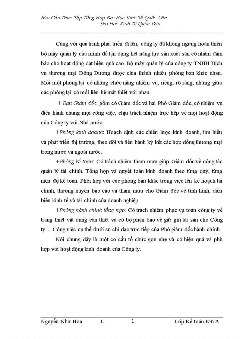 image for page Kế toán lưu chuyển hàng hoá và xác định kết quả tiêu thụ tại công ty TNHH Dịch vụ thương mại Đông Dương 1