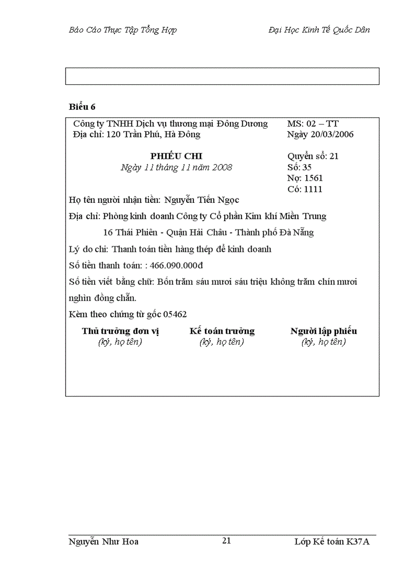 image for page Kế toán lưu chuyển hàng hoá và xác định kết quả tiêu thụ tại công ty TNHH Dịch vụ thương mại Đông Dương 1