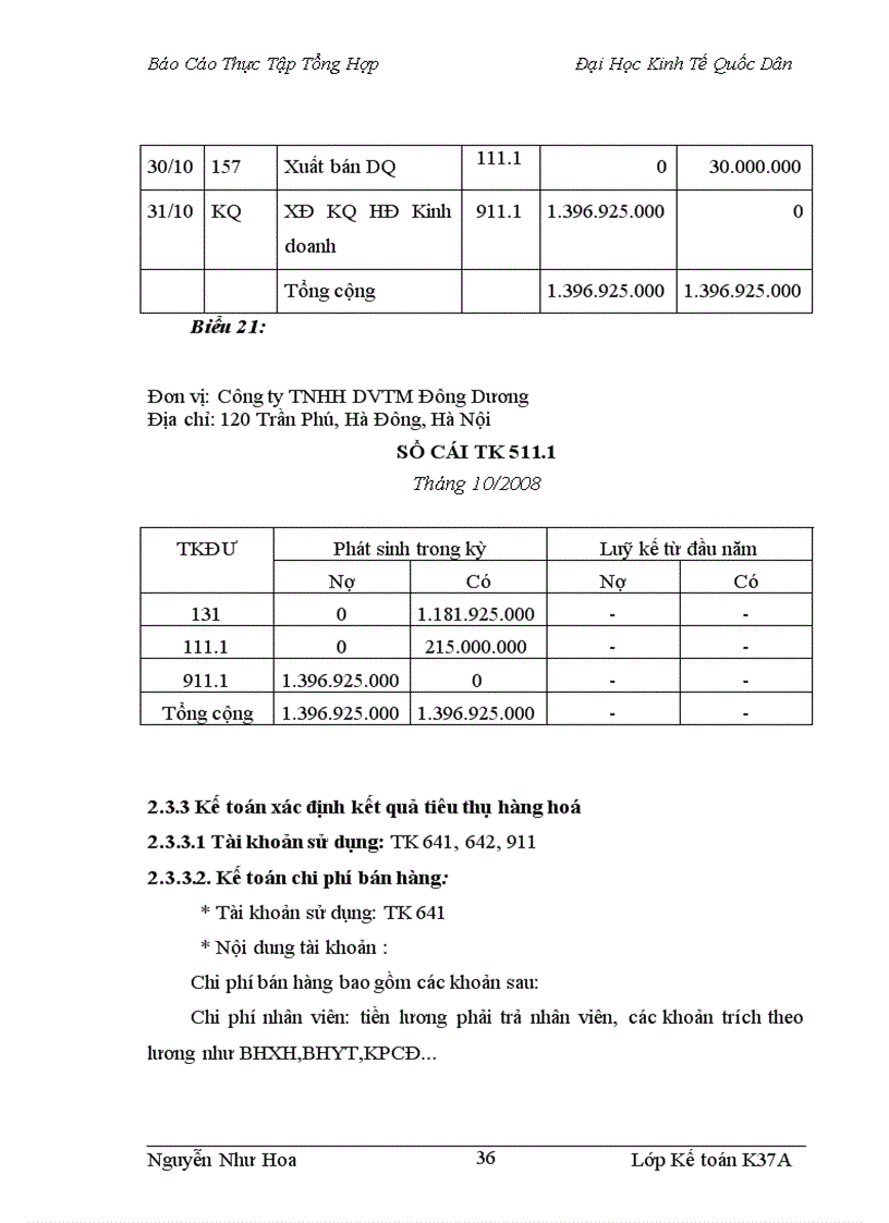 image for page Kế toán lưu chuyển hàng hoá và xác định kết quả tiêu thụ tại công ty TNHH Dịch vụ thương mại Đông Dương 1