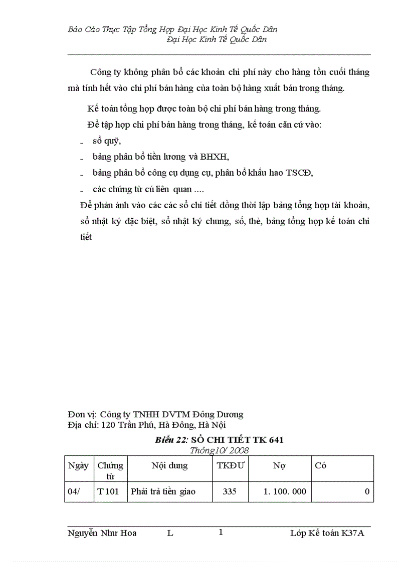 image for page Kế toán lưu chuyển hàng hoá và xác định kết quả tiêu thụ tại công ty TNHH Dịch vụ thương mại Đông Dương 1